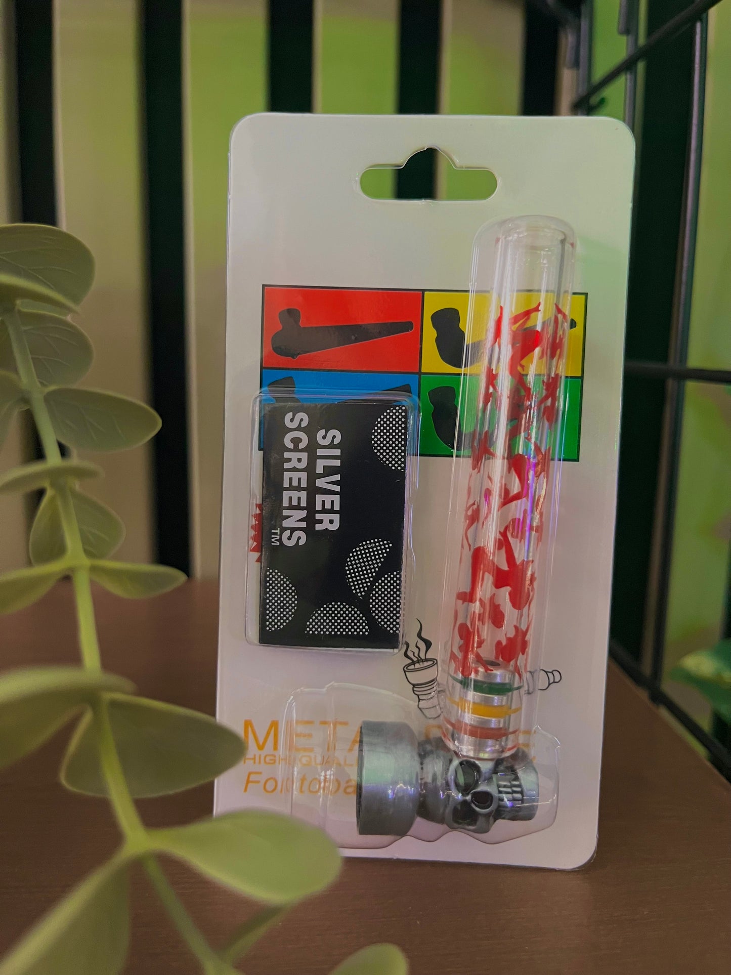 Pipe en Métal & Verre