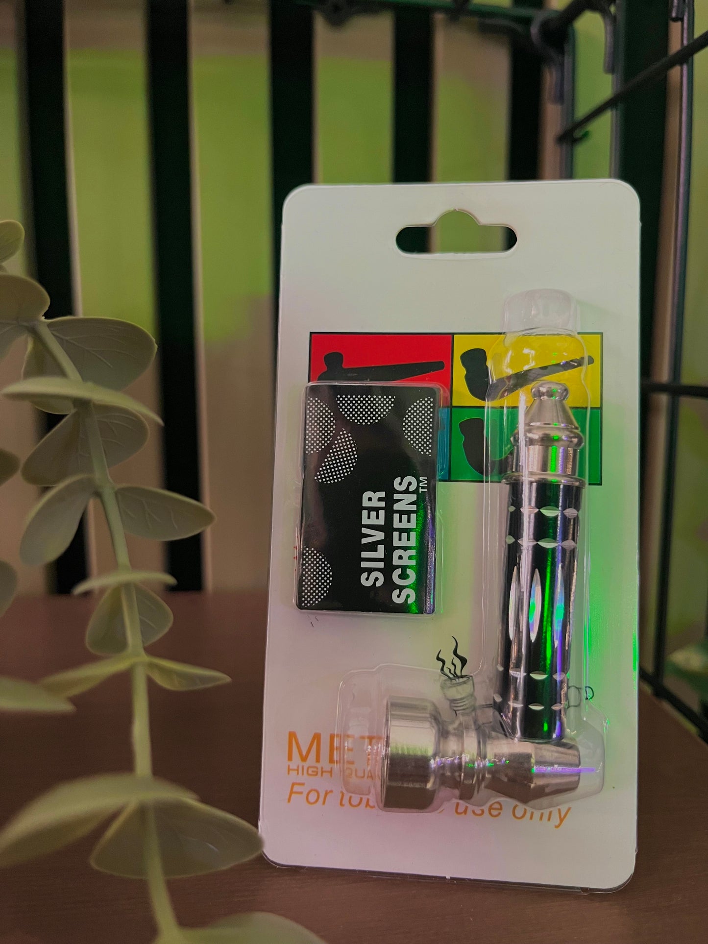 Pipe en Métal & Verre