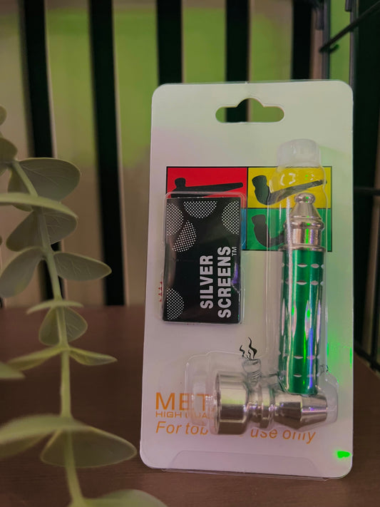 Pipe en Métal & Verre