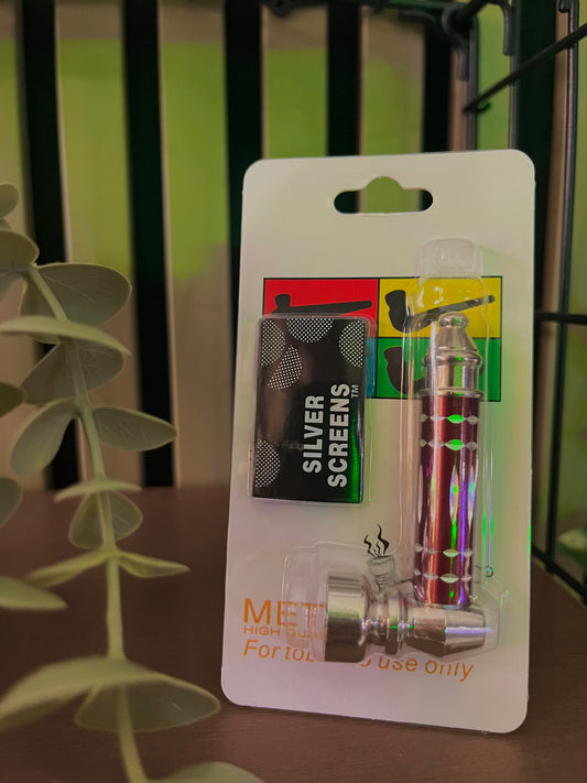 Pipe en Métal & Verre