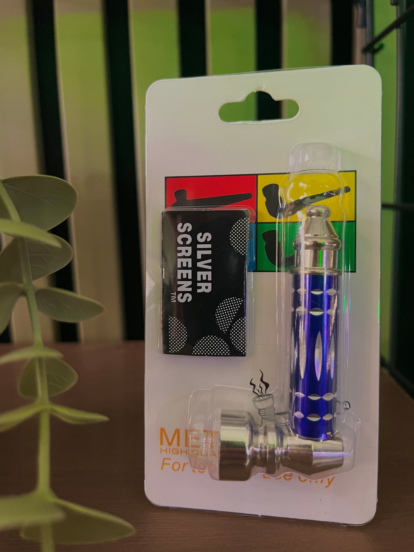 Pipe en Métal & Verre